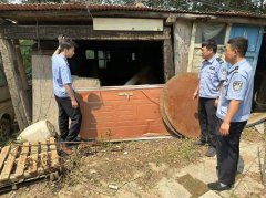 >督促指导存在问题的住户整改房屋安全隐患及时